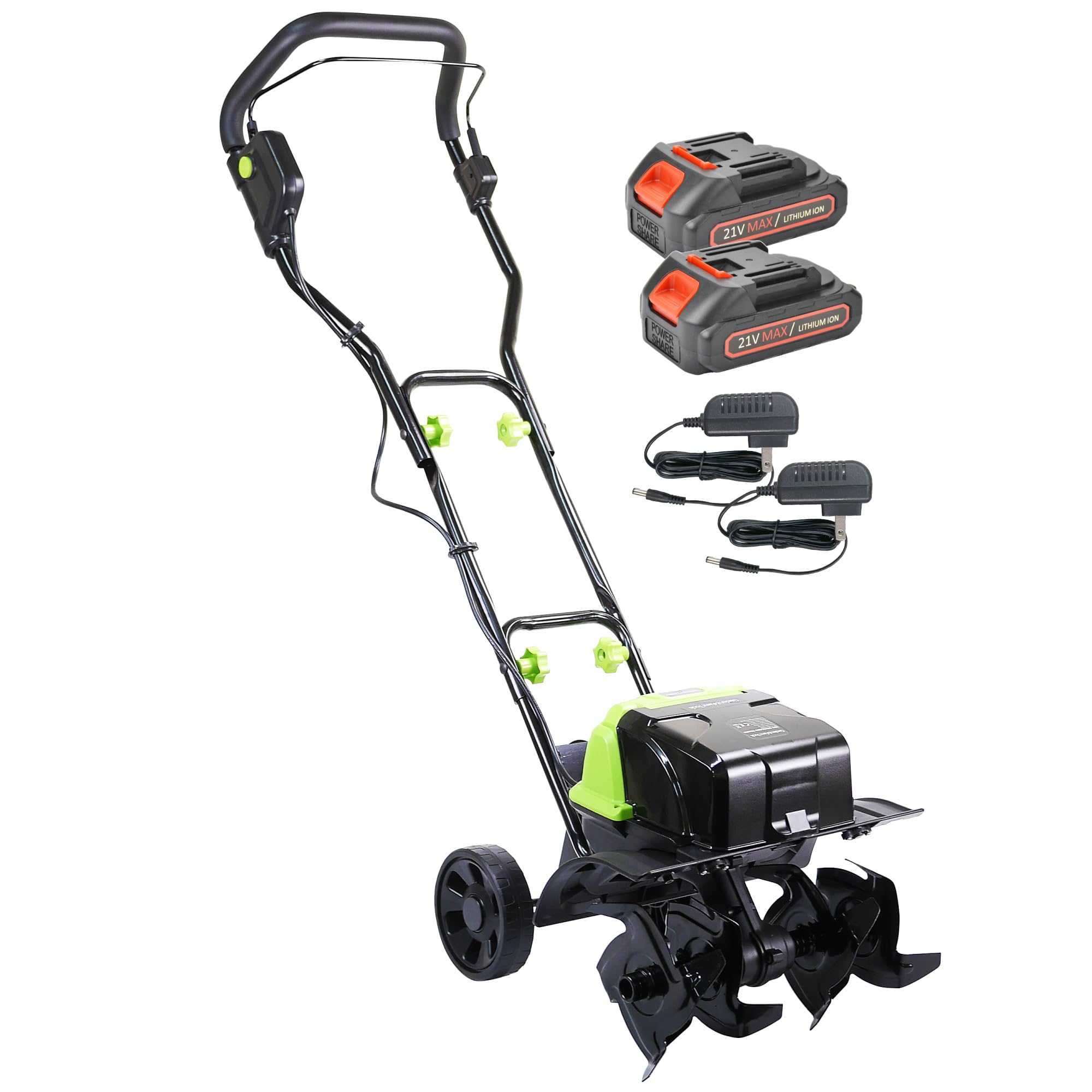 Amazon | 耕運機 耕うん機 家庭用 充電式 36V ハイパワー 耕耘機 1台