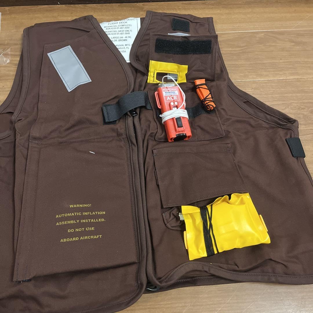 Amazon.co.jp: 米軍実物 LIFE PRESERVER VEST FLIGHT DECK : おもちゃ