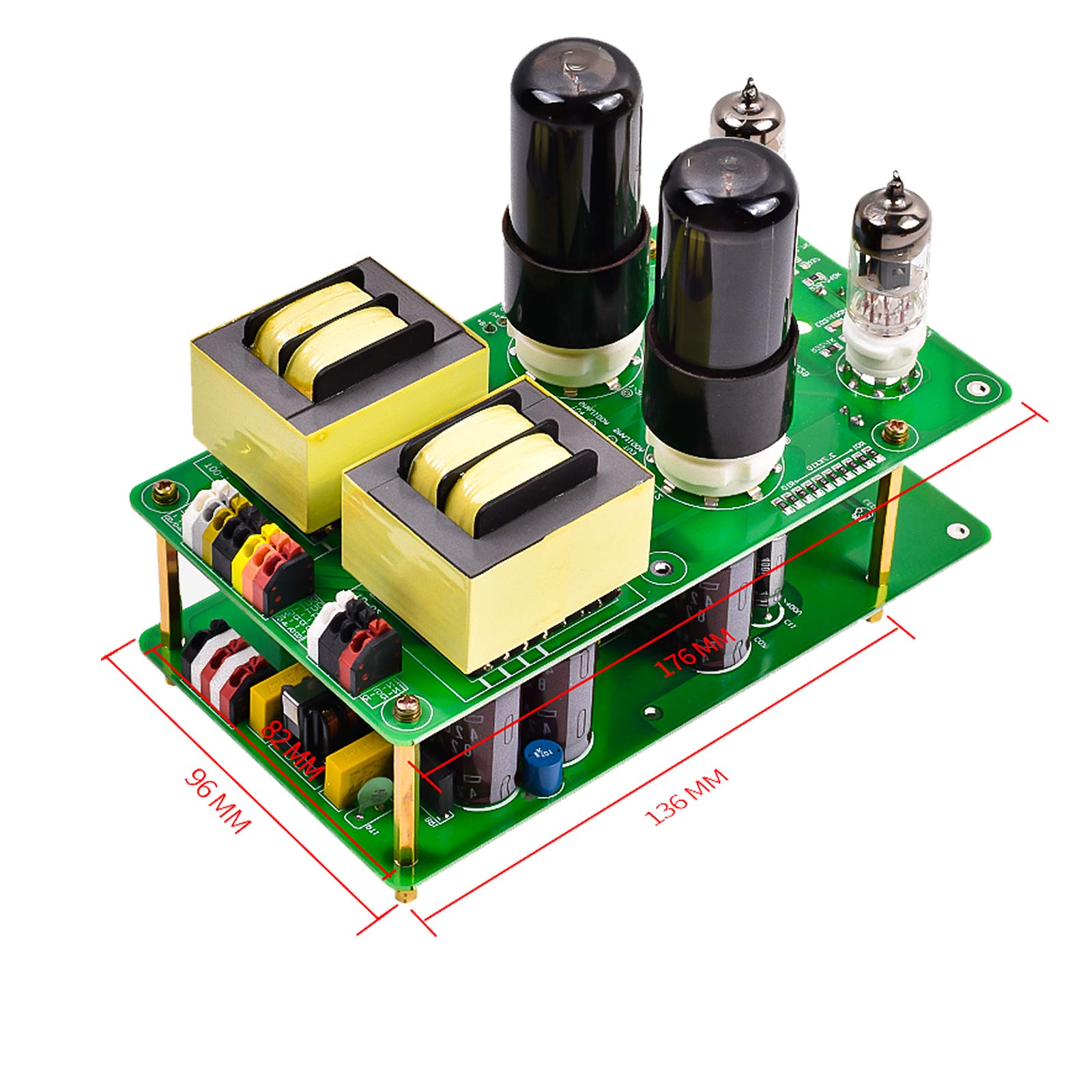 Amazon.co.jp: 6J1 + 6P6P（6V6）真空管アンプ パワーアンプキット 3W