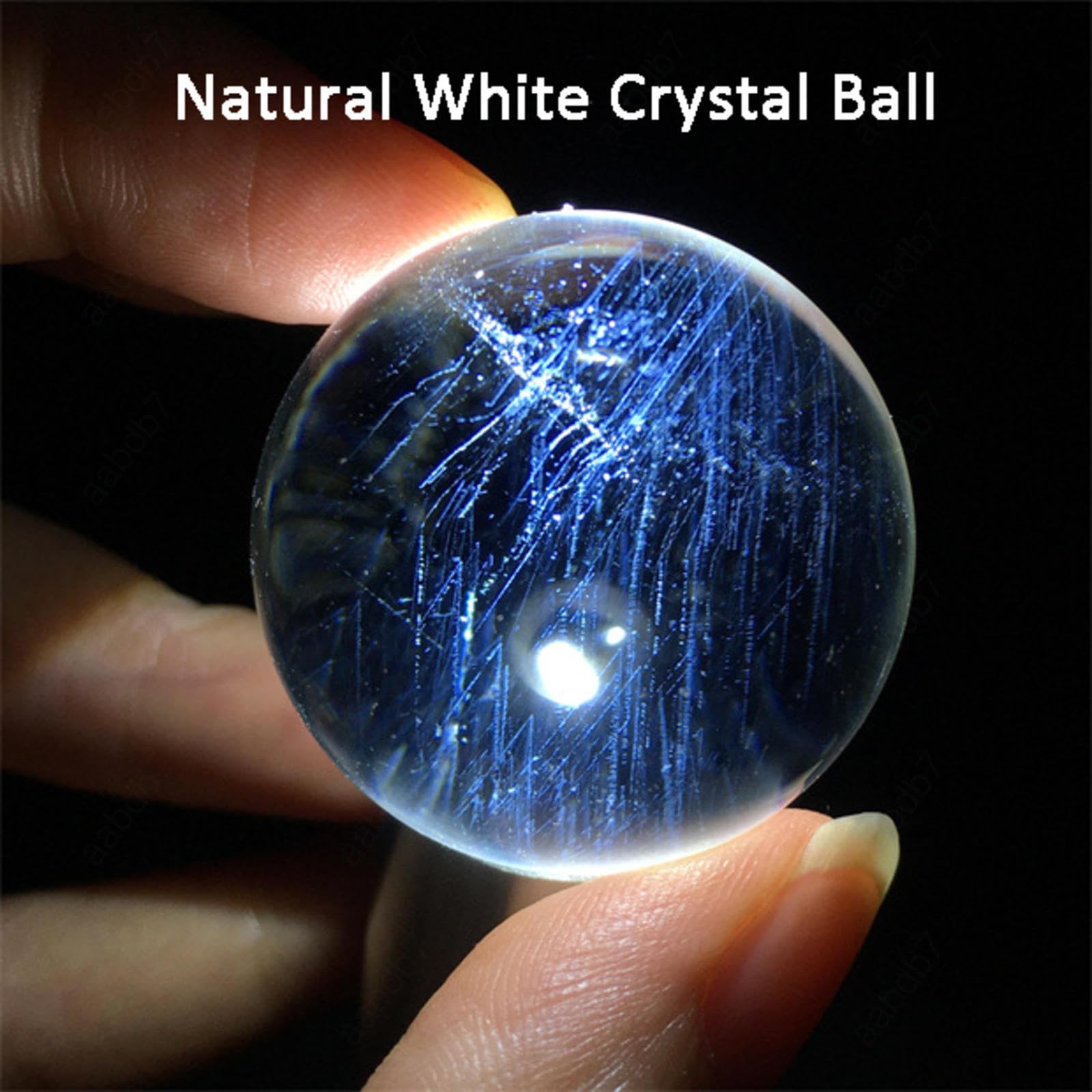 Amazon.co.jp: ナチュラルホワイトクリスタルボールオーナメント