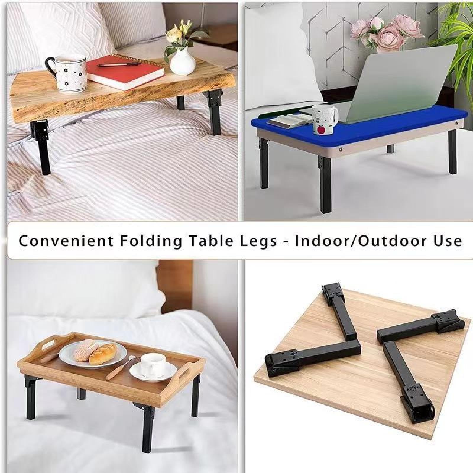 Amazon.co.jp: 90°鉄製折りたたみテーブル脚 4本セット 折畳自動角脚