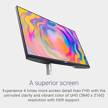 Amazon.co.jp: Dell S2722QC 27-inch 4K USB-C Monitor - UHD (3840 x