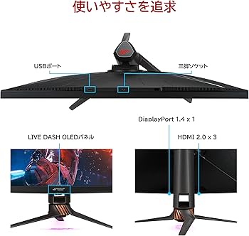 Amazon.co.jp: ASUS ゲーミングモニター ROG SWIFT PG32UQX 32インチ