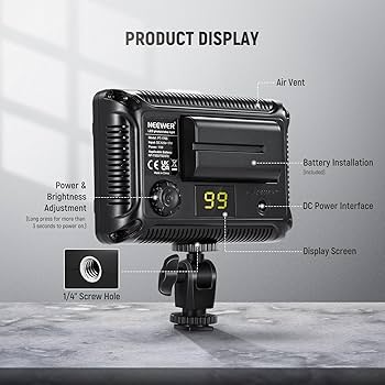 Amazon | Neewer ビデオライト 撮影ライト カメラ用ビデオライト 176個