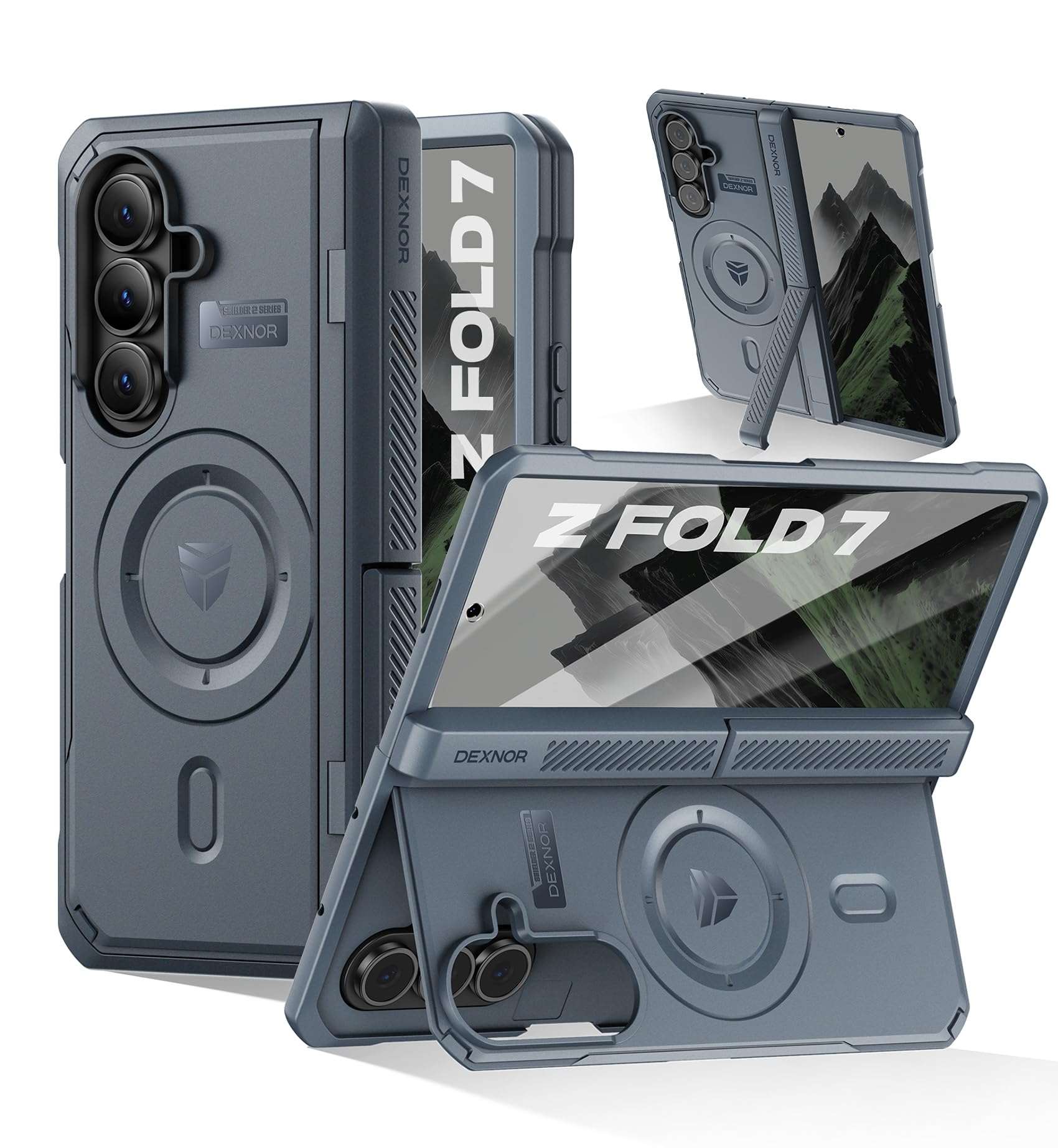 Amazon.com: Dexnor Magnetic for Samsung Galaxy Z Fold 7 Case with