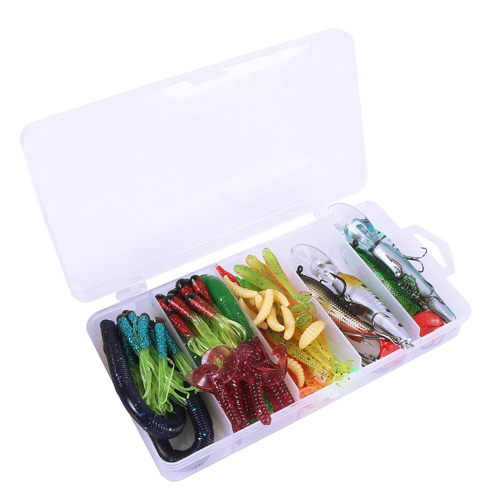 Amazon | 釣りアクセサリー 収納ケース 釣り用仕掛け小物セット ワーム