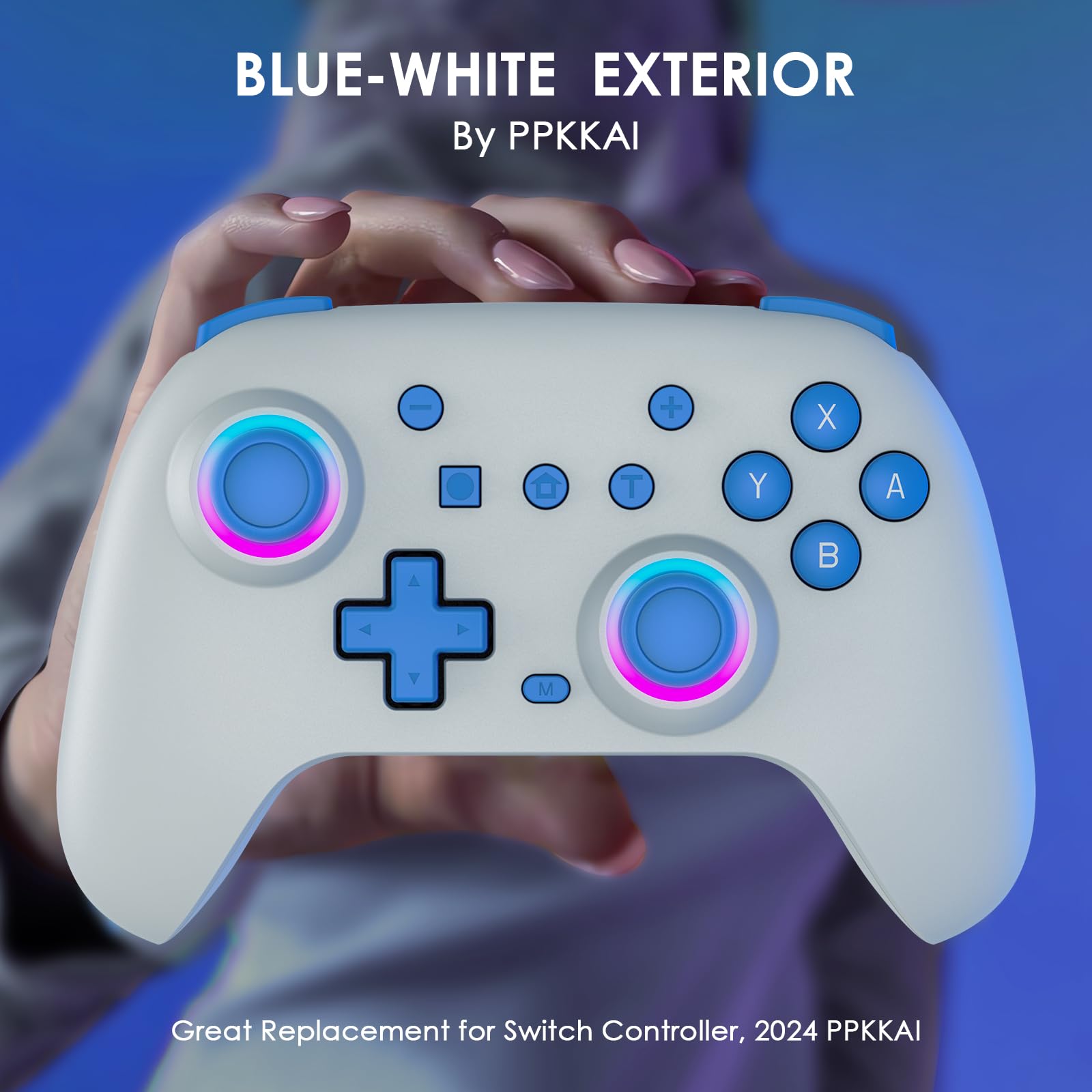 Amazon.com: PPKKAI Switch Controllers 2 Pack, Wireless Switch Pro