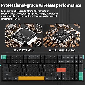 Amazon.com: nuphy Air96 V2 Wireless Mechanical Keyboard,100 Keys