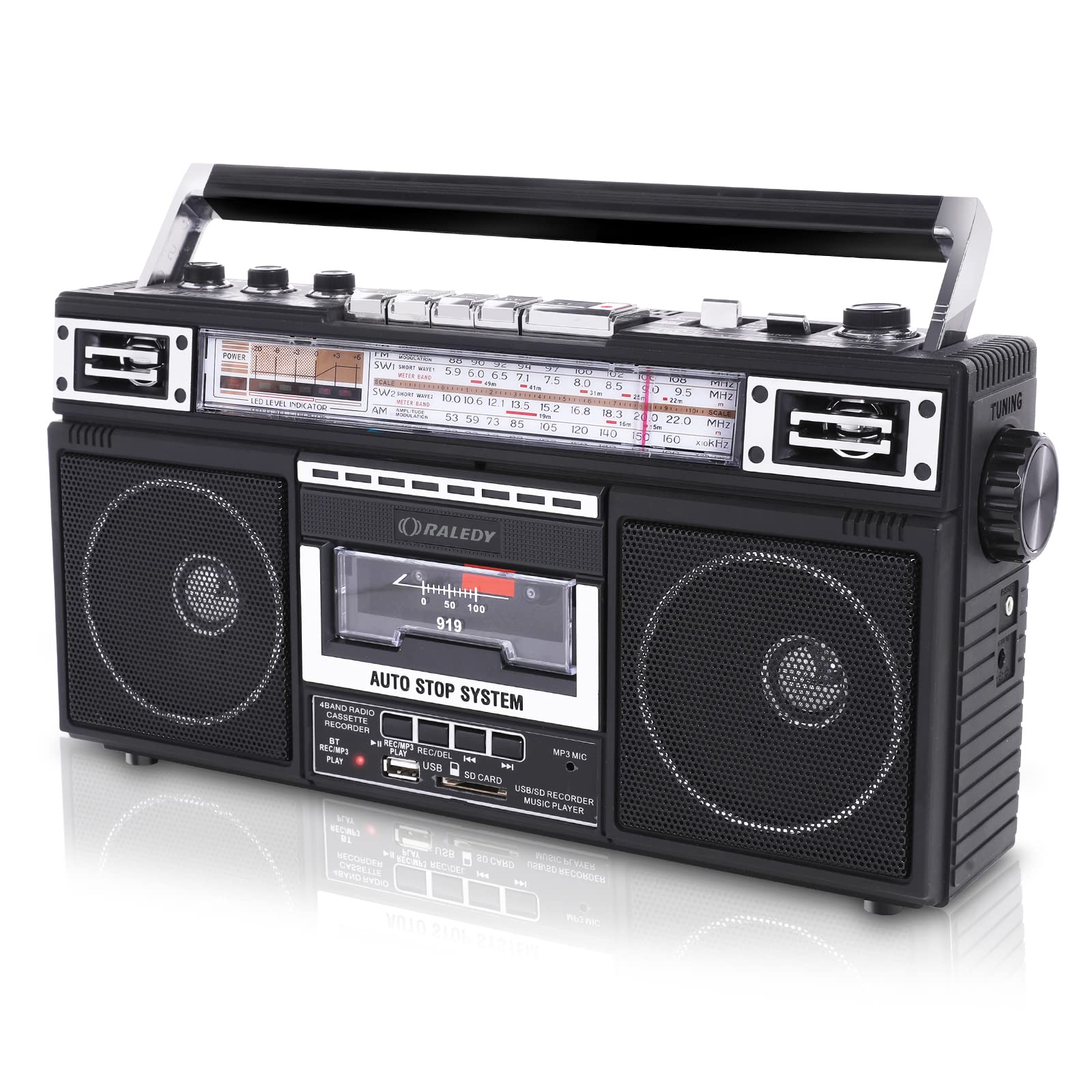 Amazon.co.jp: ポータブルラジカセ 録音 ラジカセ コンパクト