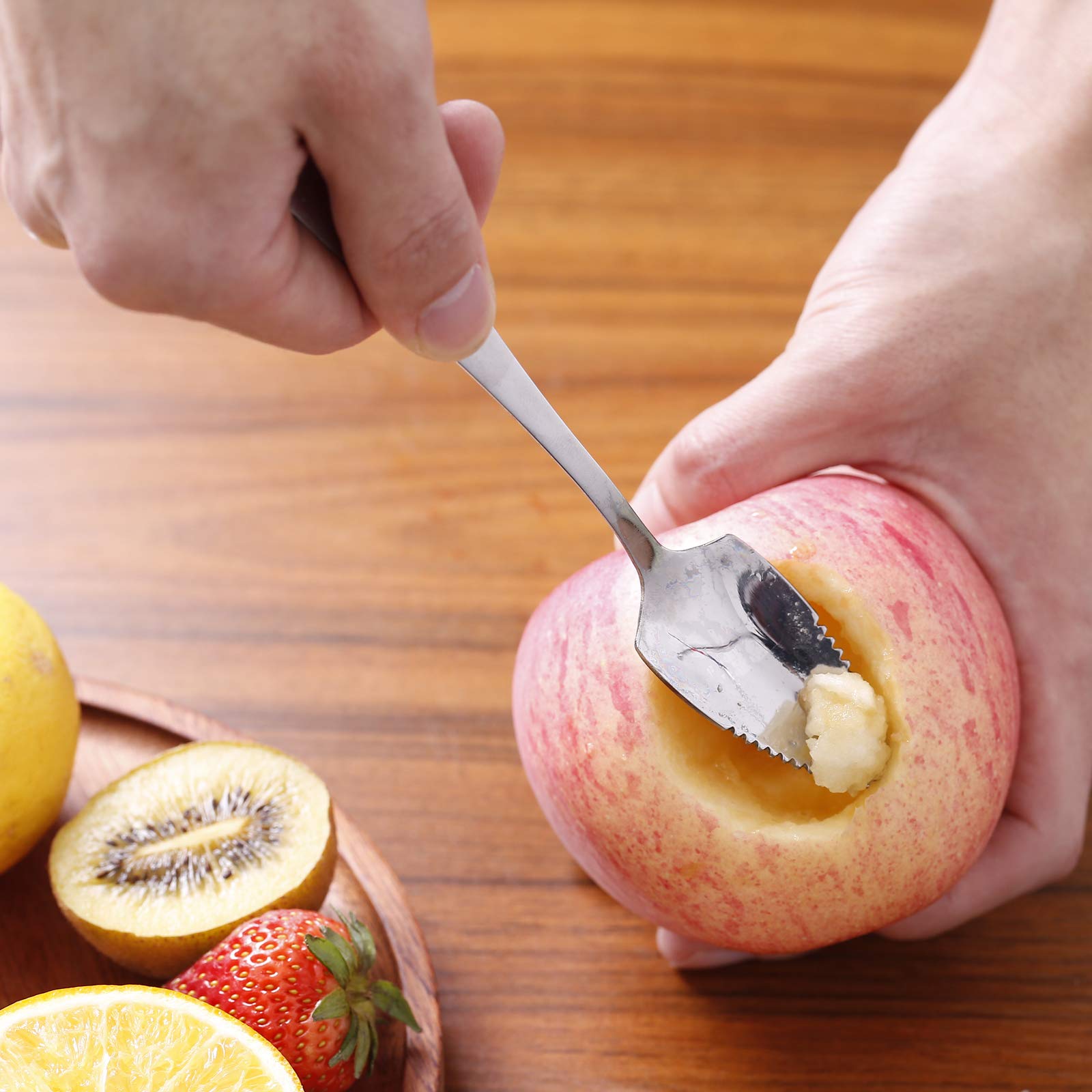 Amazon.co.jp: グレープフルーツスプーンとグレープフルーツナイフ7本