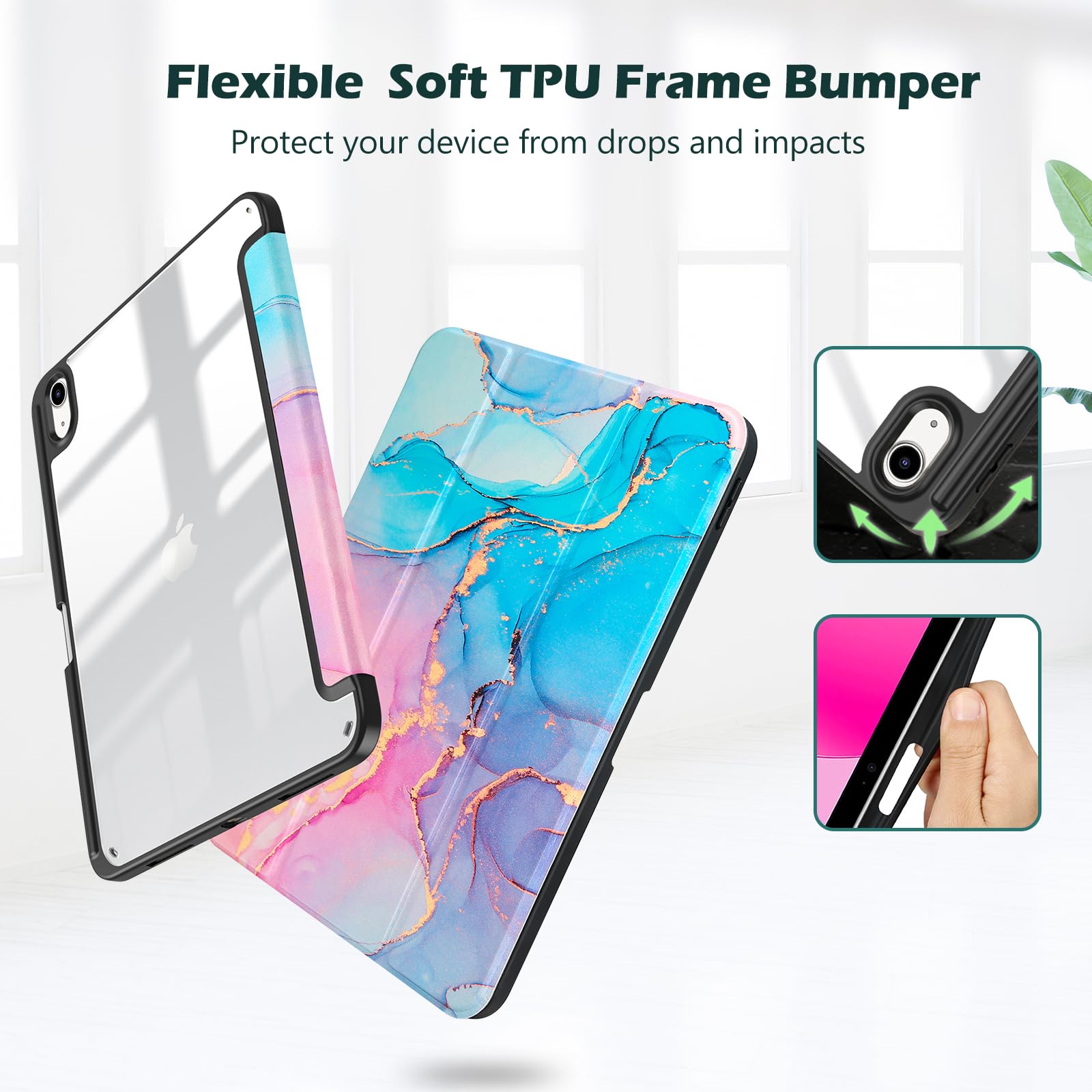 Amazon.co.jp: ProCase iPad 11世代/10世代 ケース iPad（A16）11