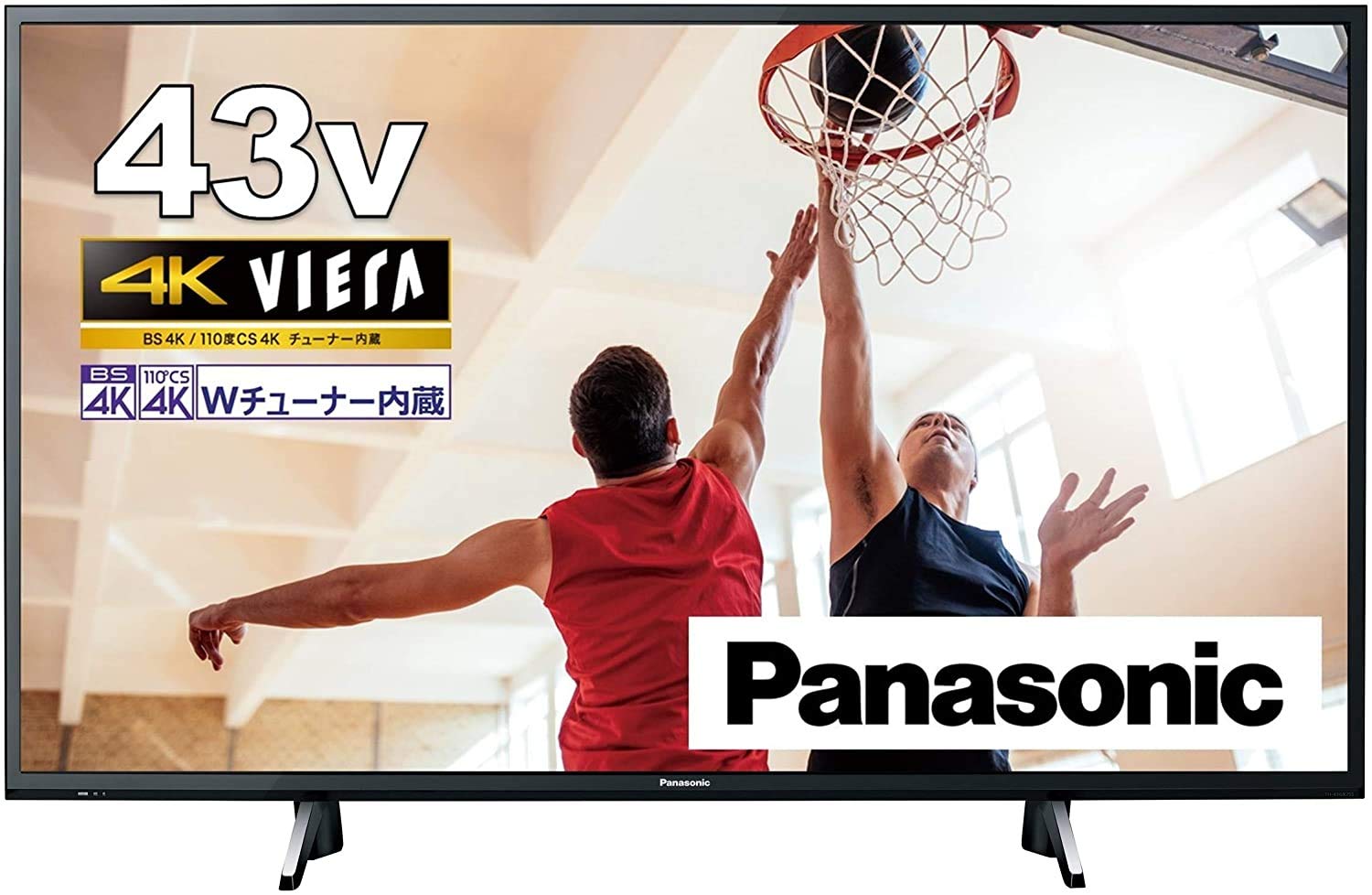 Amazon | パナソニック 43V型 4Kダブルチューナー内蔵 液晶 テレビ