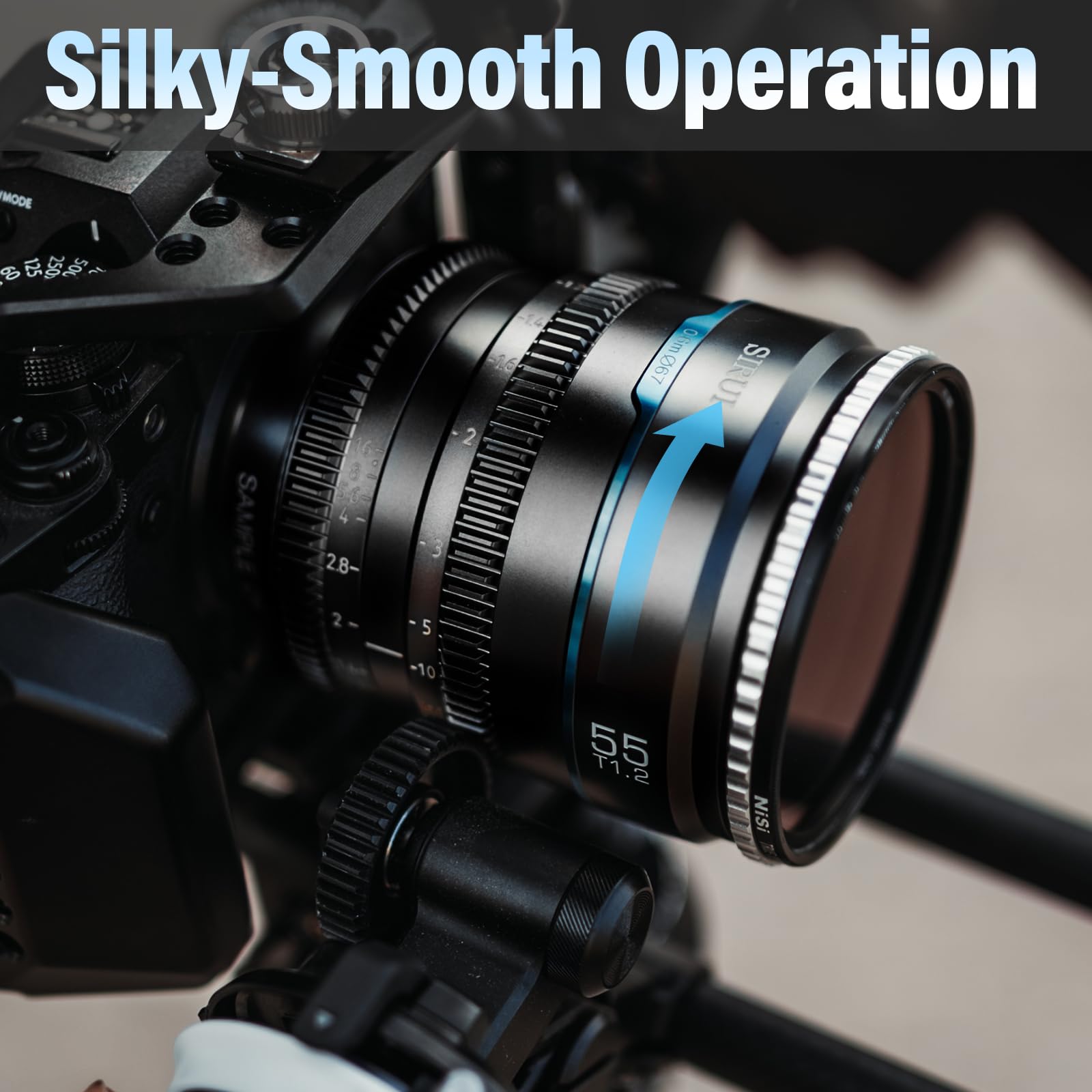 Amazon.com : SIRUI Night Walker 55mm S35 Manual Focus Cine Lens
