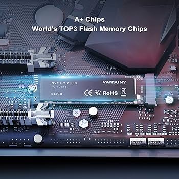 Amazon.com: Vansuny 512GB NVMe M.2 Internal Solid State Drive PCIe