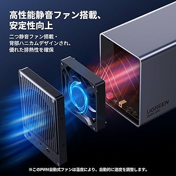 Amazon.co.jp: 【RAID機能対応】 UGREEN HDD ケース 3.5インチ 5Bay