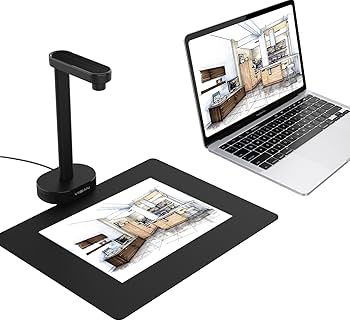 Amazon | VIISAN ドキュメントスキャナー A4 1600万画素 非破壊 書画