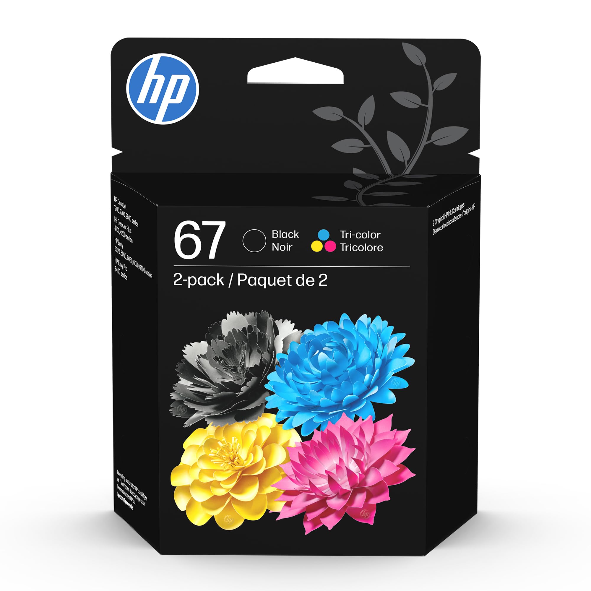 Amazon.co.jp: HP 67インクカートリッジ ブラック&3色 2個 3YP29AN
