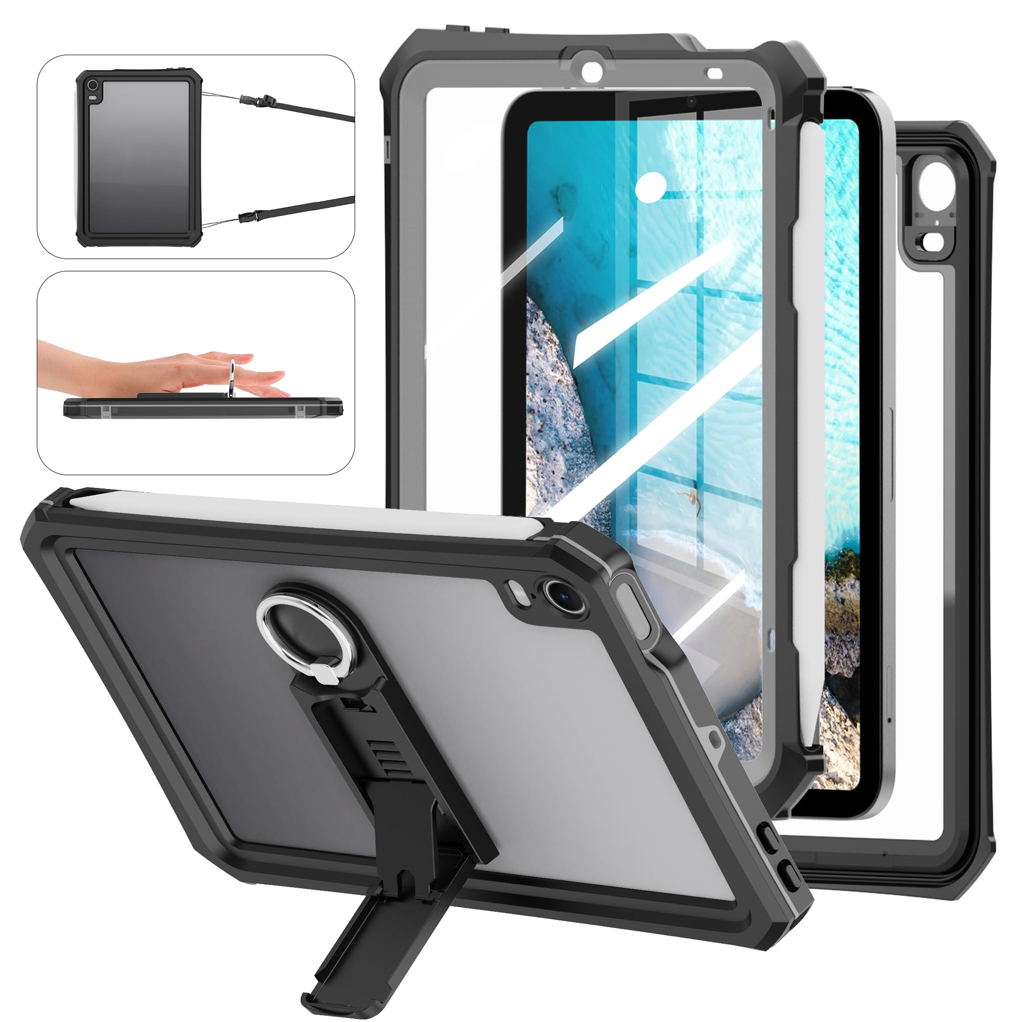 Amazon.com: ShellBox Case Fit with iPad mini 7(A17 Pro)/ 6