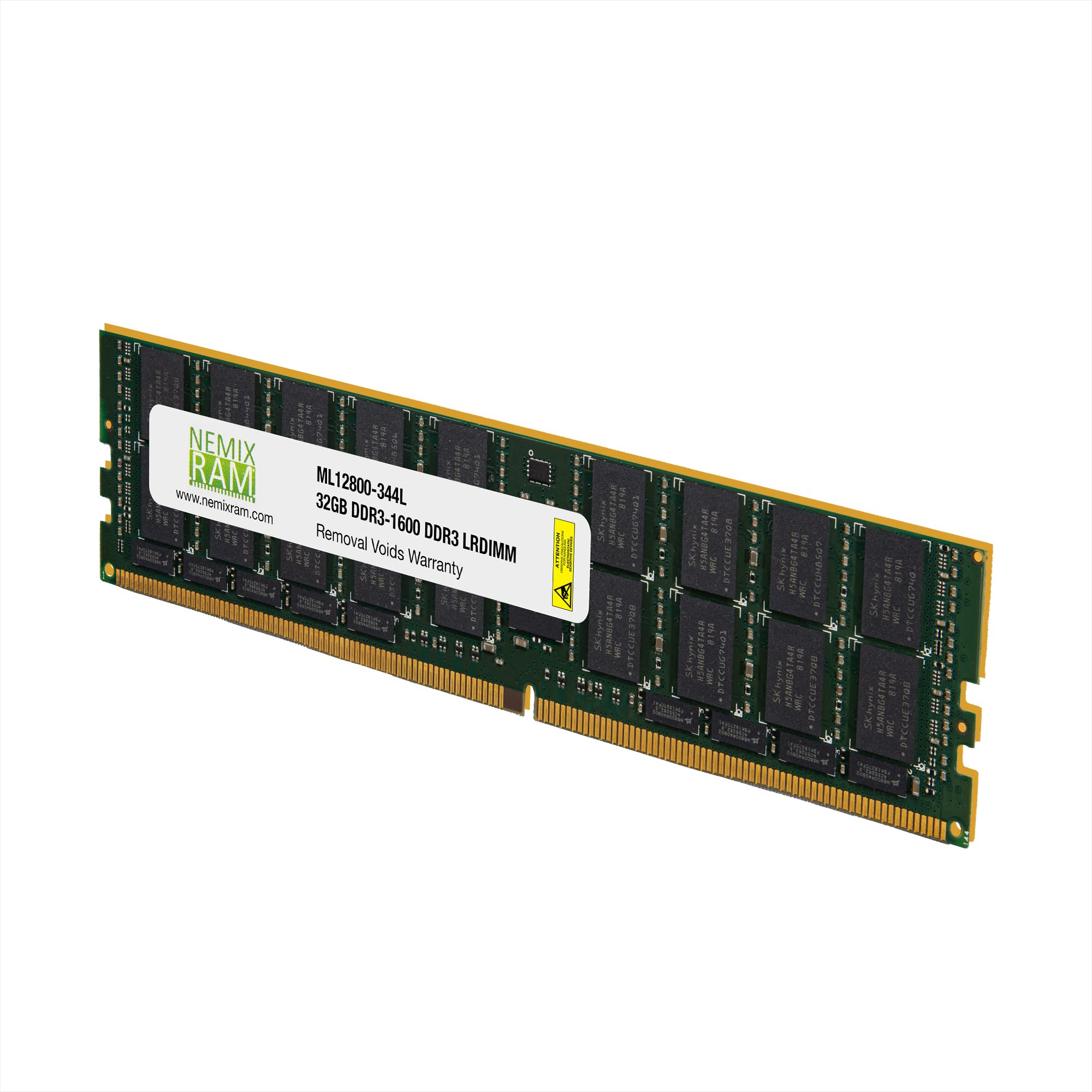 NEMIX RAM 32GB (1X32GB) DDR3 1600MHZ PC3L-12800 4Rx4 1.35V 240-PIN
