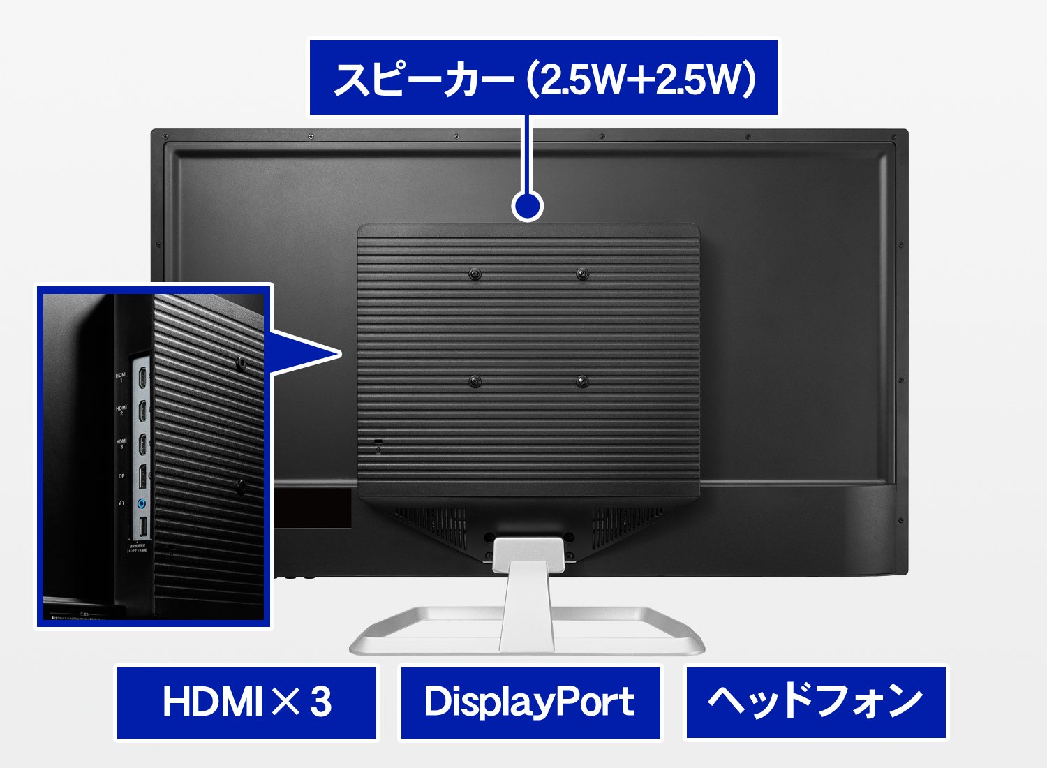 Amazon.co.jp: IO-DATA ワイド液晶ディスプレイ 31.5型/LCD-MQ321XDB