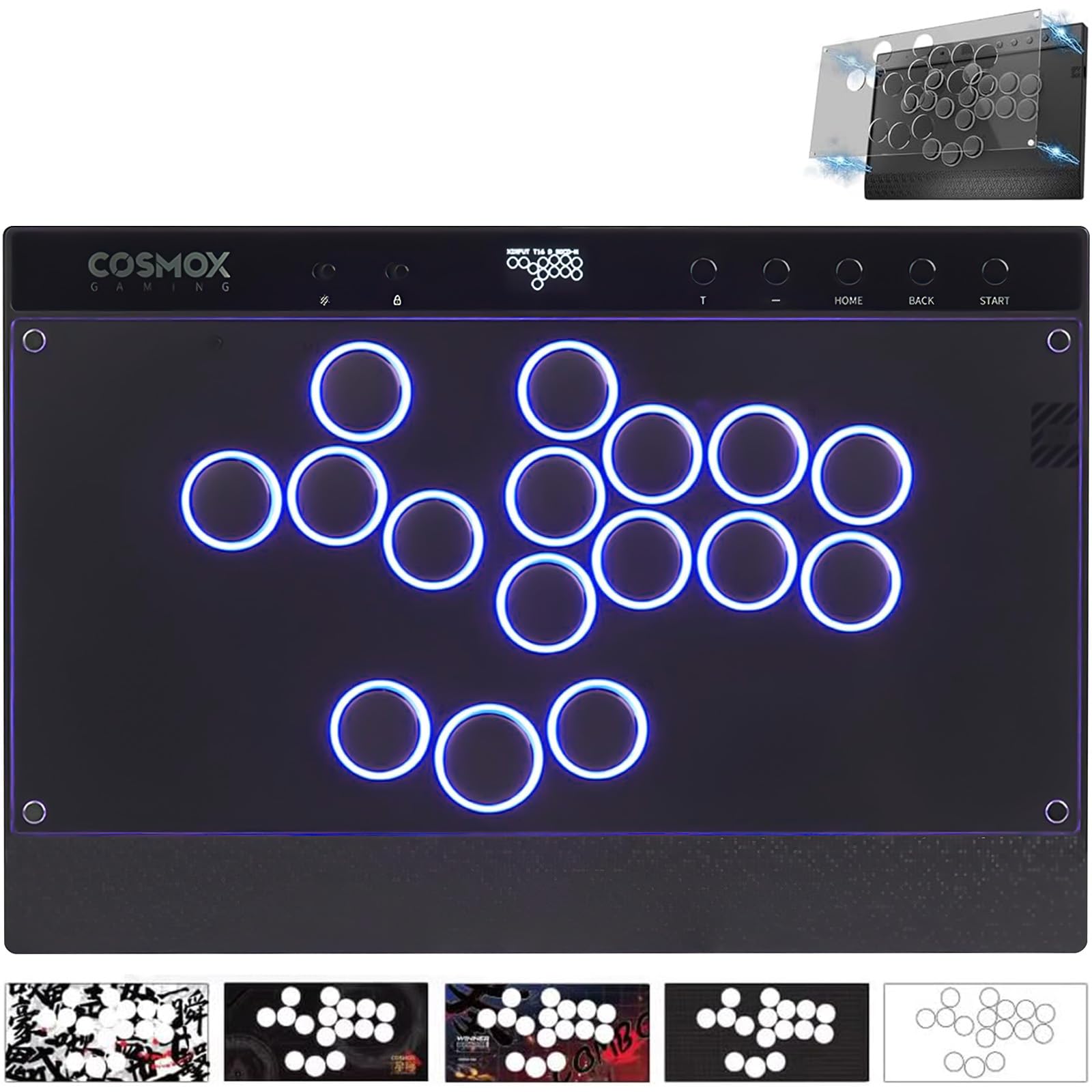 Amazon | Haute42 レバーレス アケコン レバーレスコントローラー C16