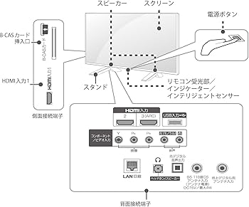 Amazon | LG 43V型 液晶 テレビ 43UH6100 4K対応 HDR対応 IPS4Kパネル