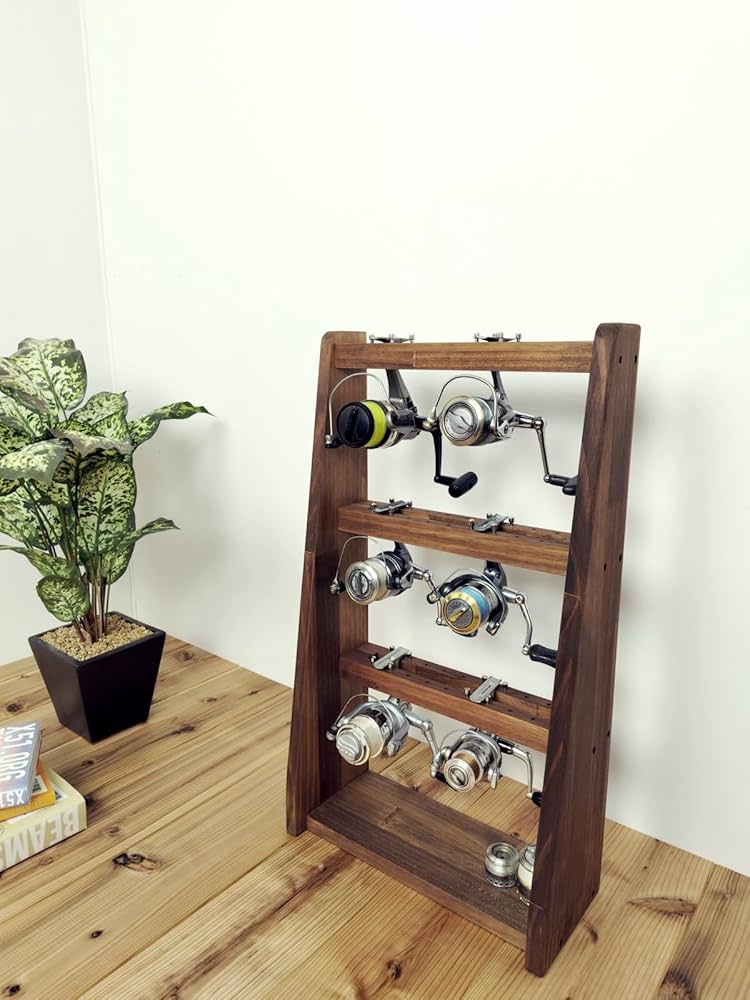 Amazon.co.jp: WOOD WORKS 日本製 リールスタンドAタイプ (Mサイズ【色