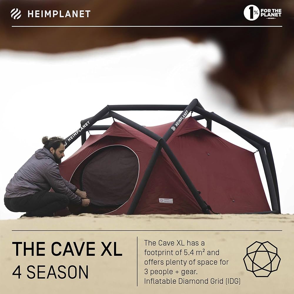 Amazon.co.jp: HEIMPLANET オリジナル | 2022 The CAVE XL 3人用テント