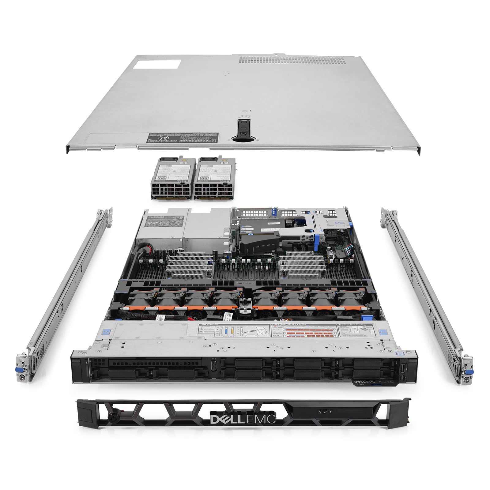 Amazon.com: Dell PowerEdge R640 Server 2.40Ghz 40-Core 128GB RAM