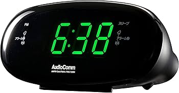 Amazon.co.jp: オーム電機AudioComm 目覚まし時計 デジタル ラジオ付き