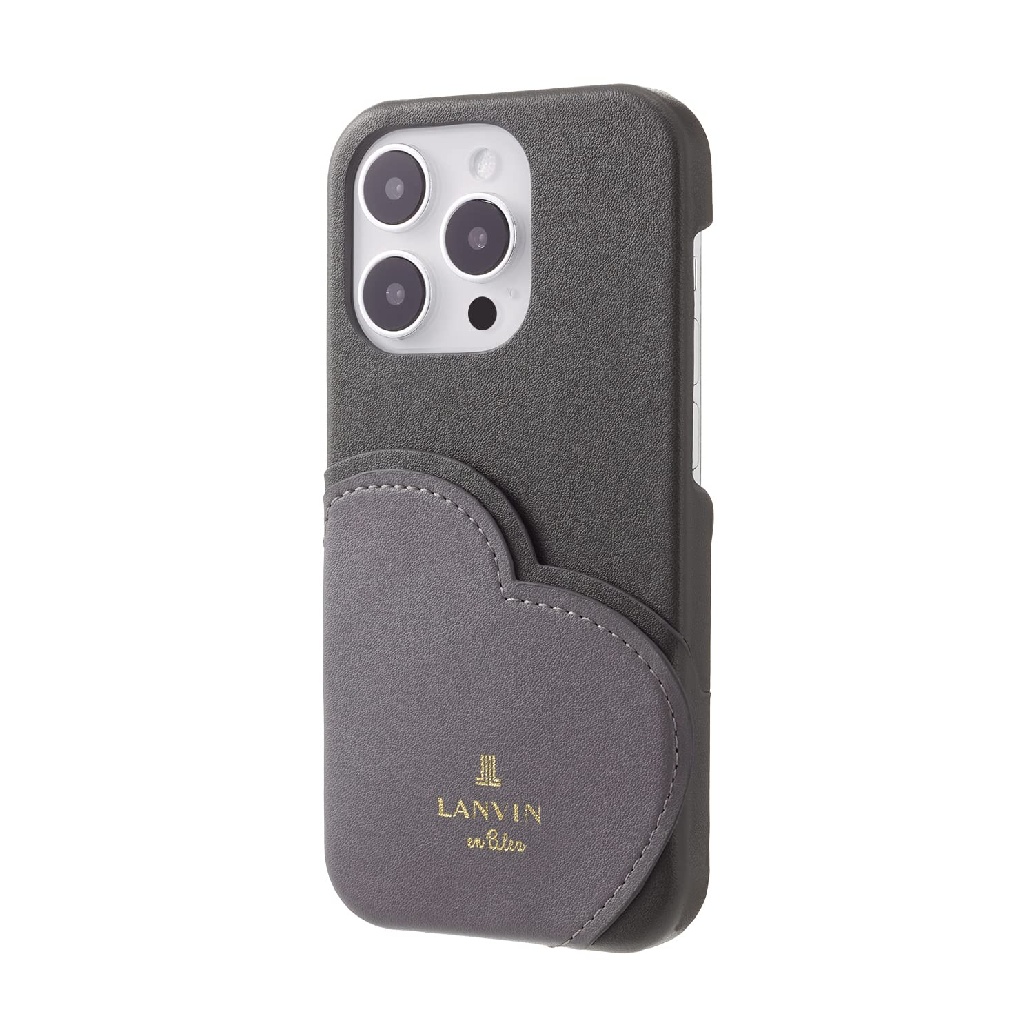 Amazon.co.jp: [LANVIN en Bleu] iPhone 14Pro スリムプラップハート