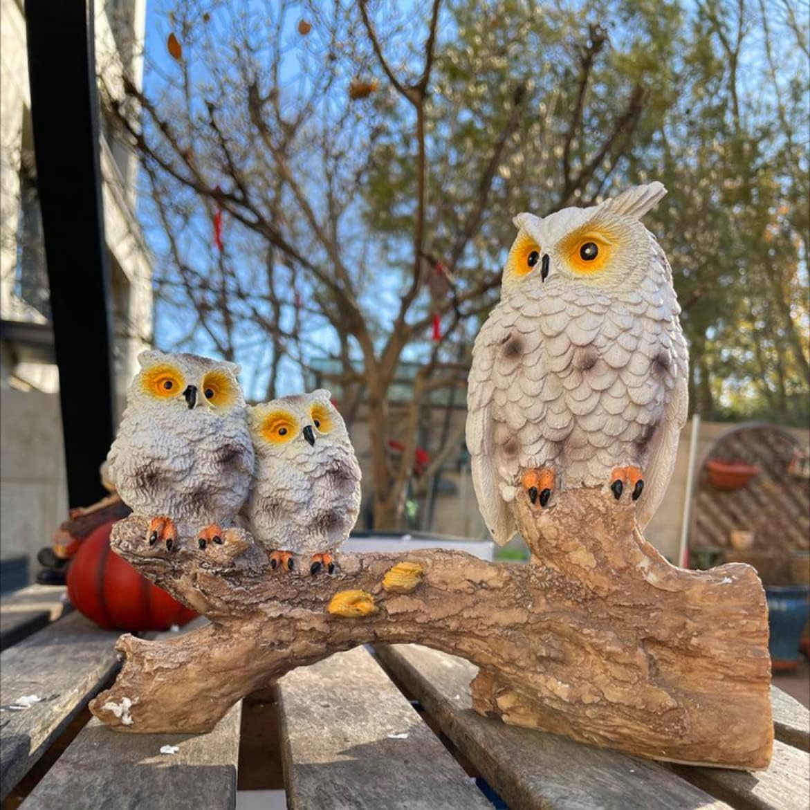 Amazon.co.jp: XMayGift ふくろう 置物 玄関 屋内装飾 風水グッズ