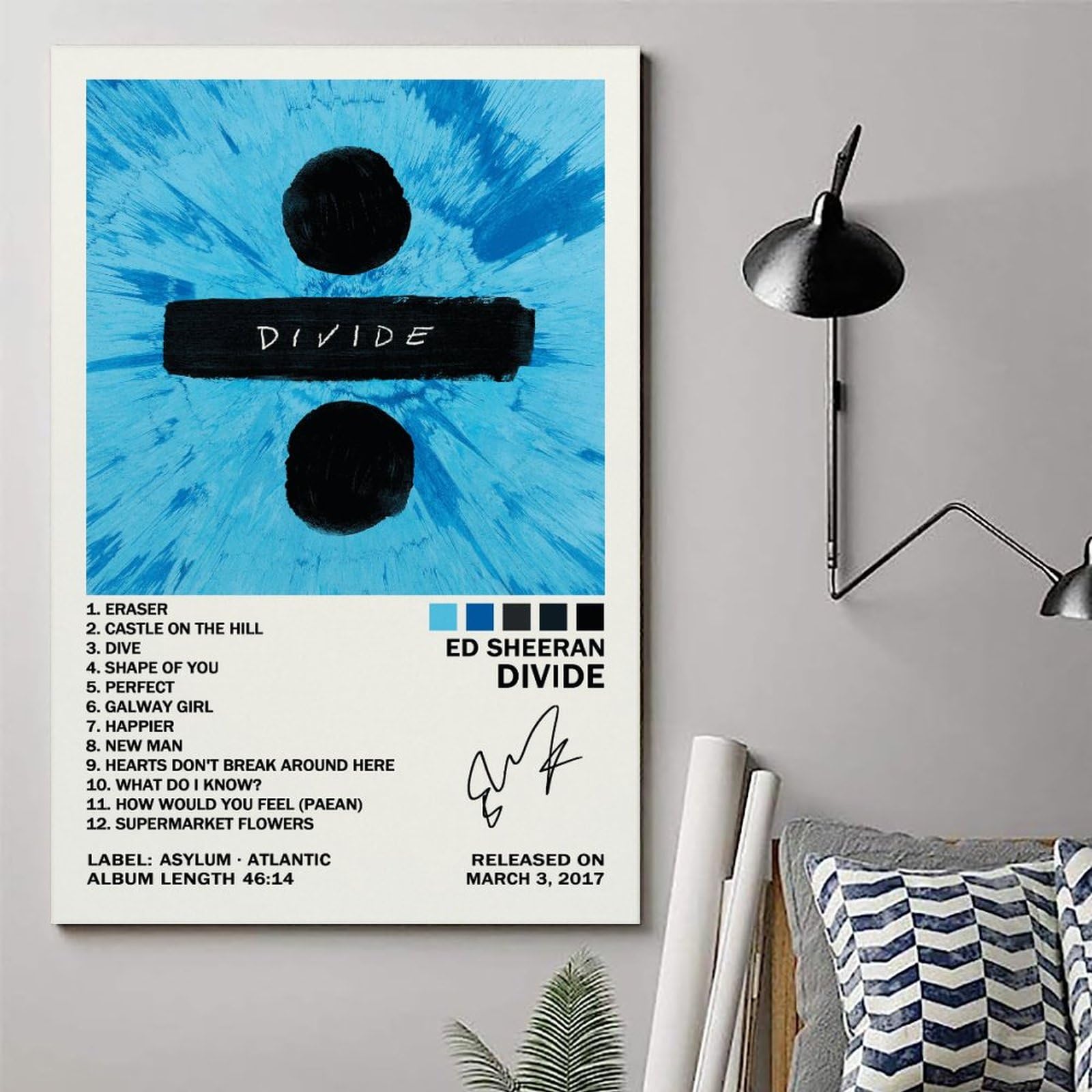 Amazon.co.jp: KUCOON Ed Sheeran ディバイド ポスター アルバム