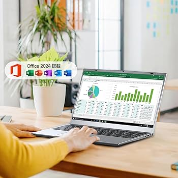 Amazon.co.jp: ノートパソコン Office 2024搭載 15.6 インチ ノートpc