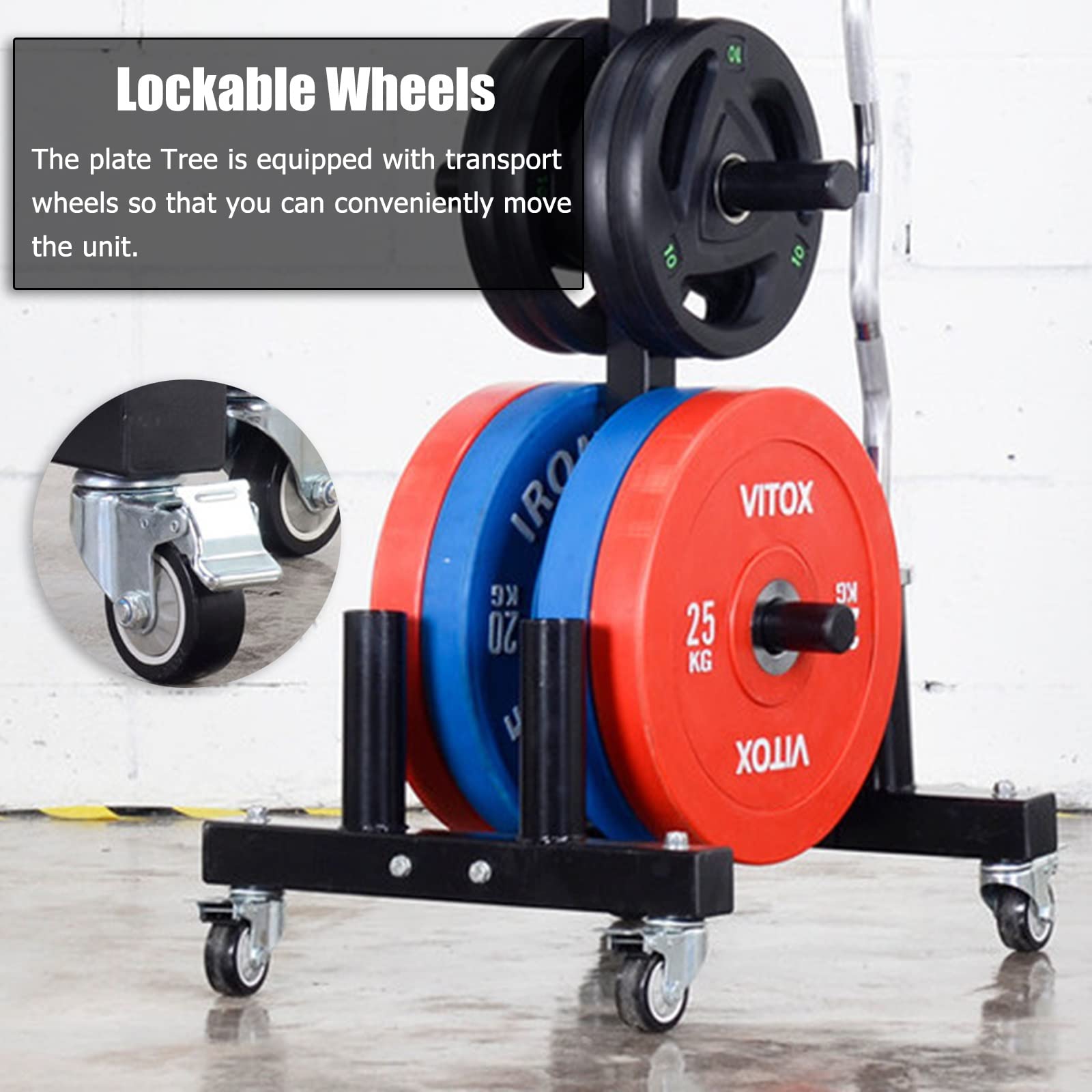 Amazon | ダンベル バーベル 重量 プレートラック 50mm ウェイト