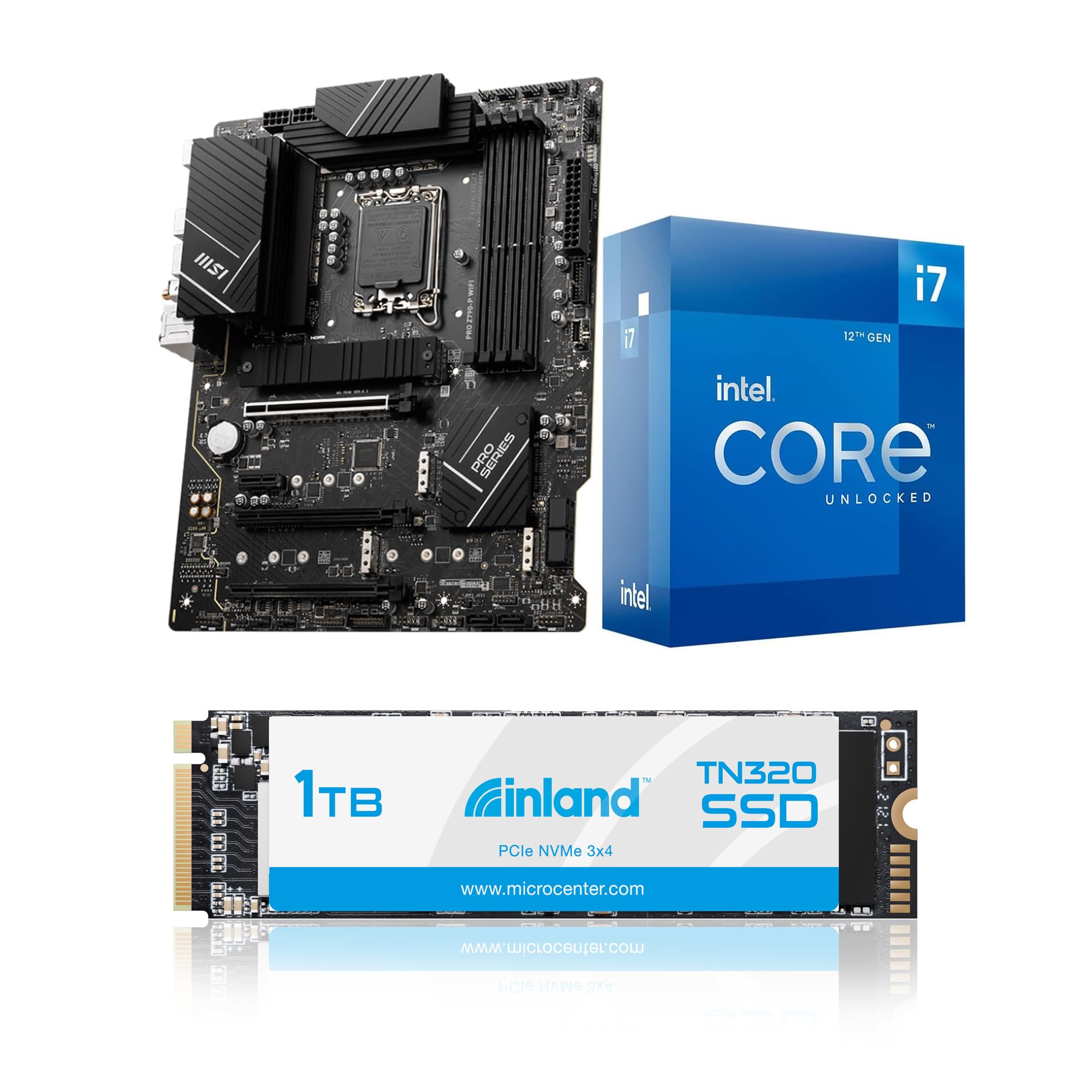 Amazon.com: INLAND 3 in 1 Bundle: Intel core i7-12700K Desktop CPU