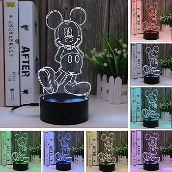 Amazon.co.jp : 光るミッキーミニーマウス フィギュア アニメ