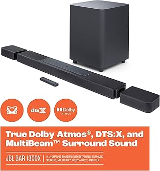 Amazon.com: JBL Bar 1300X: 11.1.4-Channel soundbar with Detachable