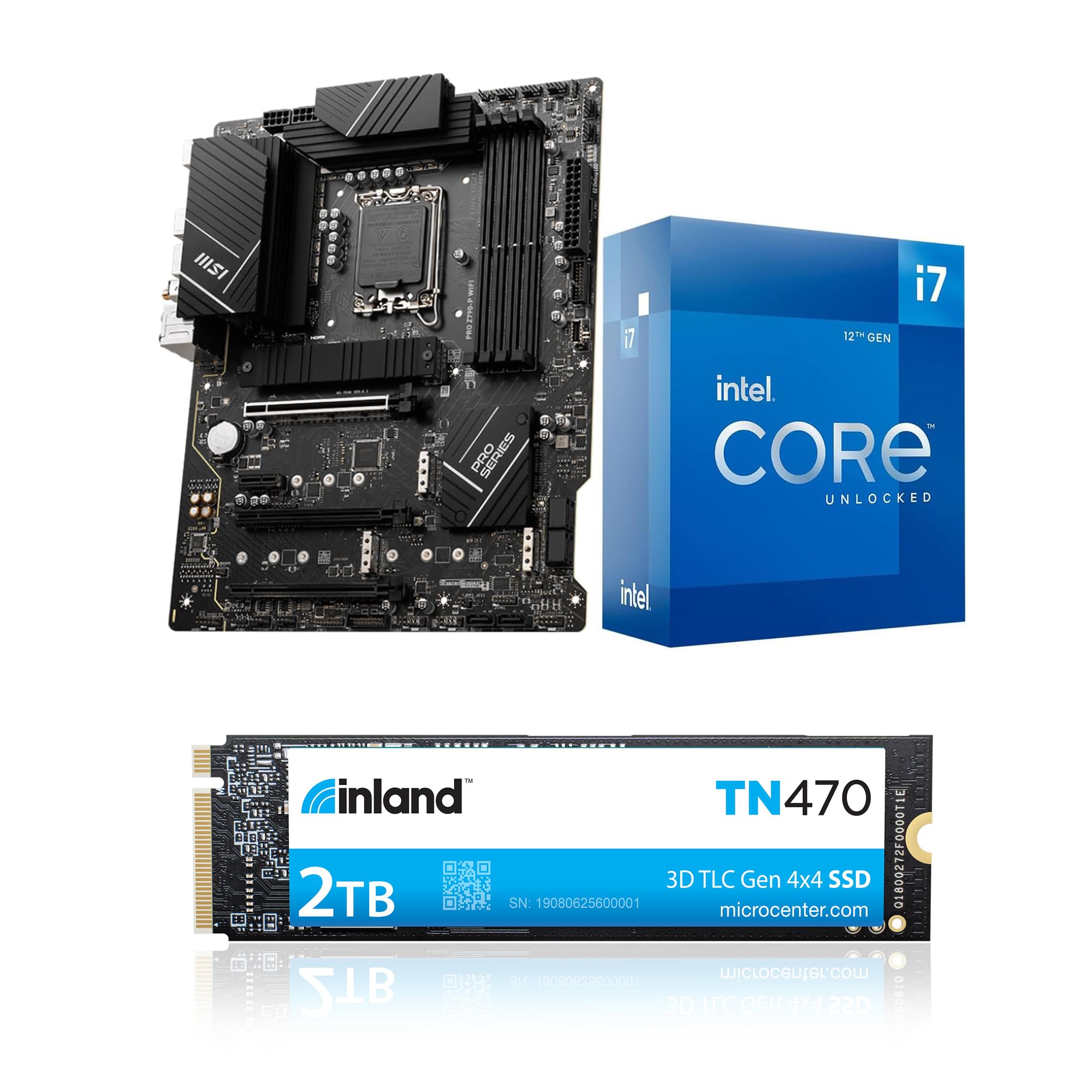 Amazon.com: INLAND 3 in 1 Bundle: Intel core i7-12700K Desktop CPU