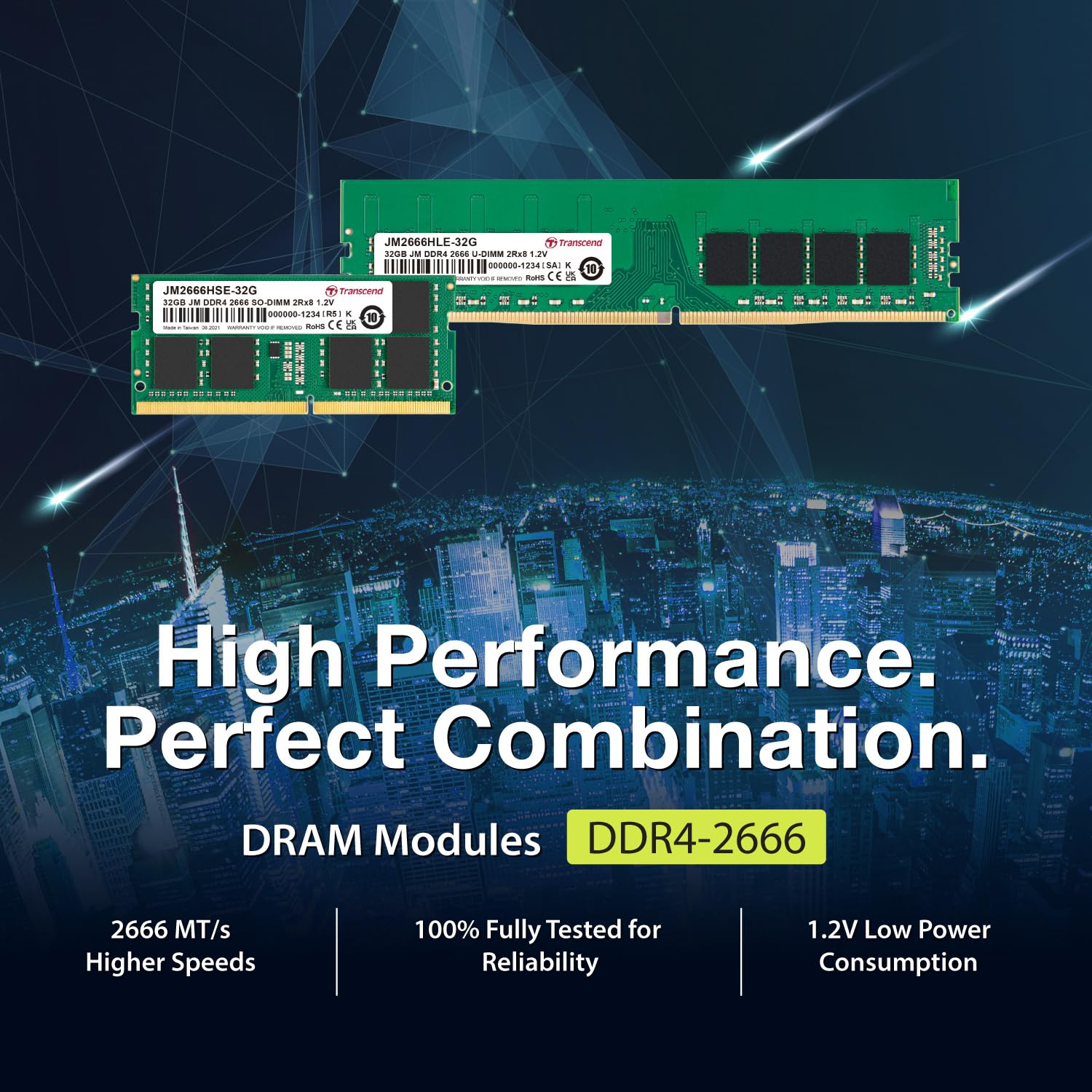 Amazon | Transcend ノートPC用メモリ PC4-21300 (DDR4-2666) 8GB