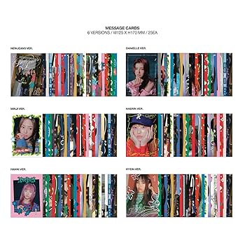 Amazon.co.jp: NewJeans - 1st Single [OMG] (Message Card Ver