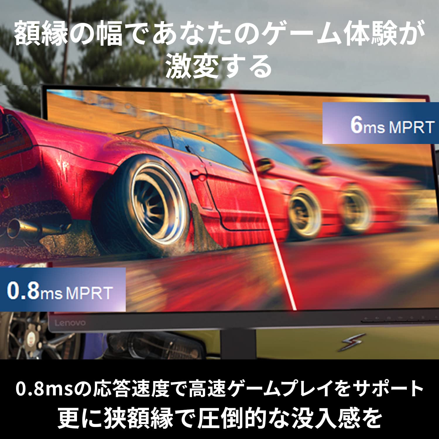 Amazon.co.jp: Lenovo G25-20 ゲーミング モニター (24.5インチ 165Hz