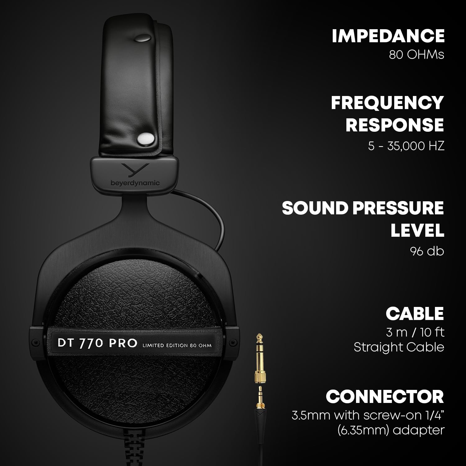 Amazon | beyerdynamic DT 770 Pro 80 Limited Edition Headphones