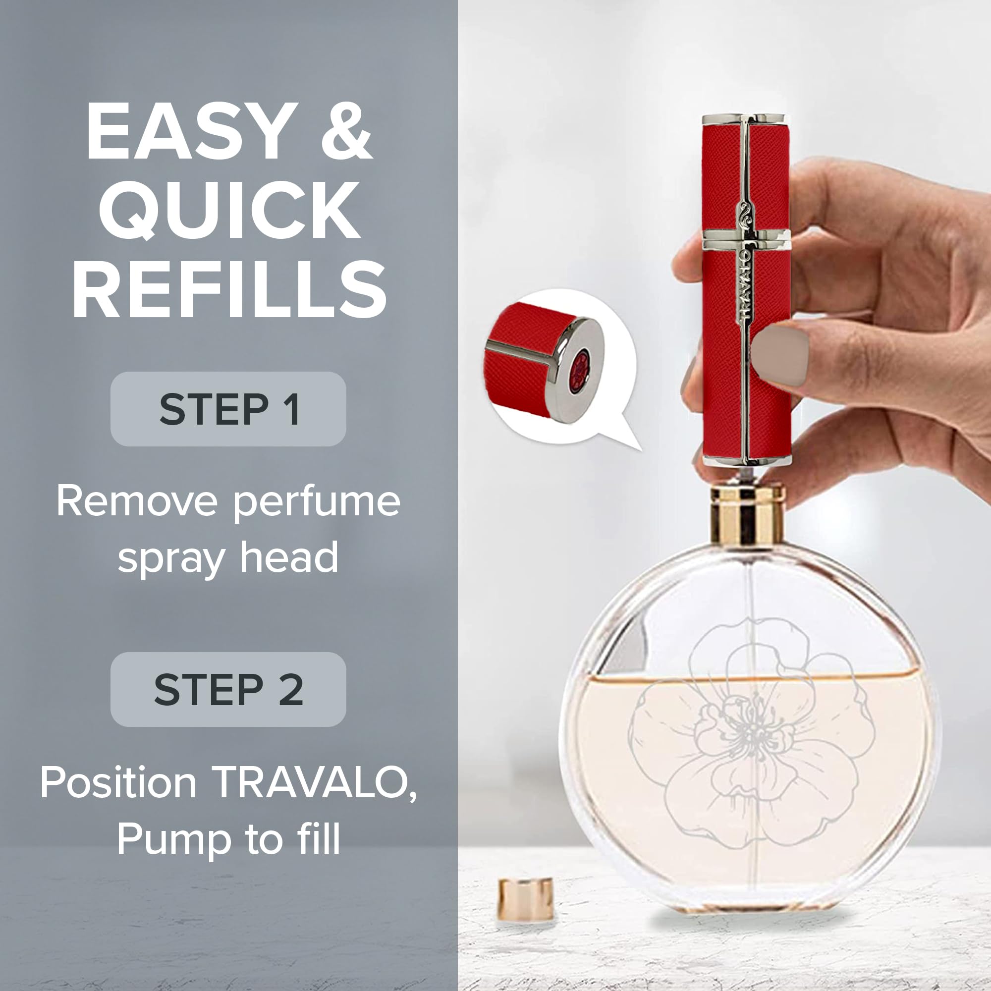 Amazon.com: Travalo Milano Perfume Atomizer - Leak-Proof and TSA
