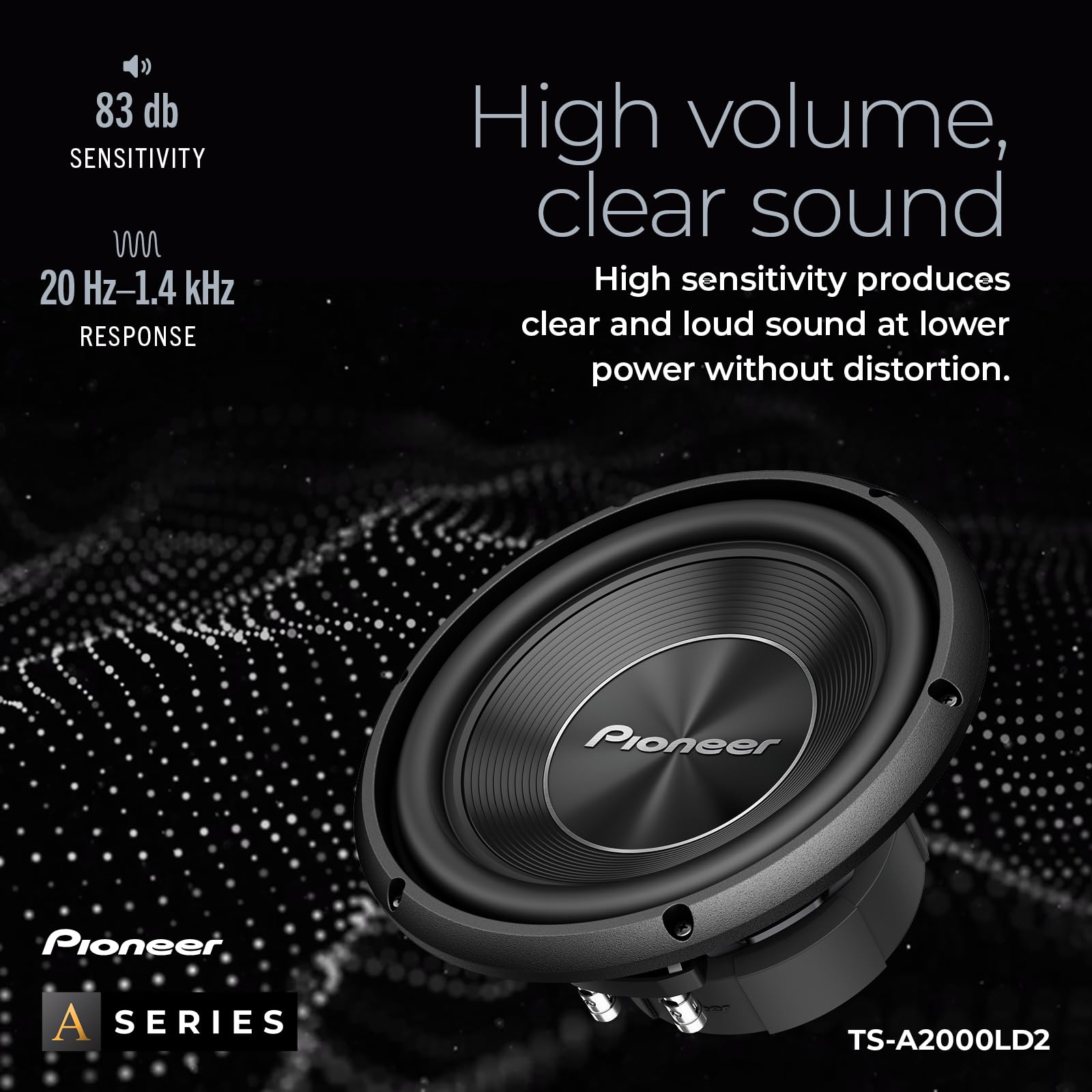 Amazon.co.jp: PIONEER 8インチ スリム 700W 2オーム サブウーファー