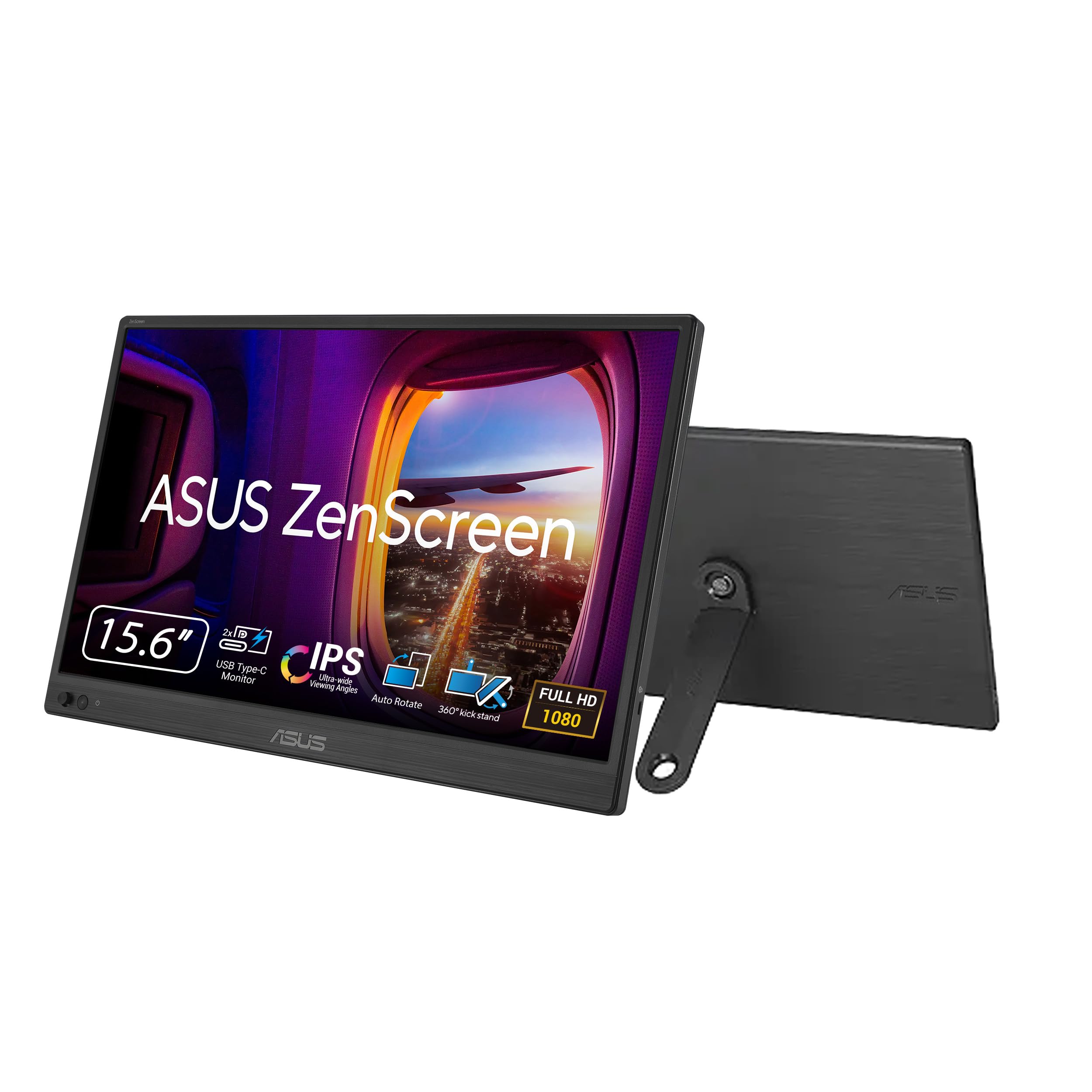 ASUS ZenScreen 16” Portable USB Monitor (MB169CK) - Full HD, IPS