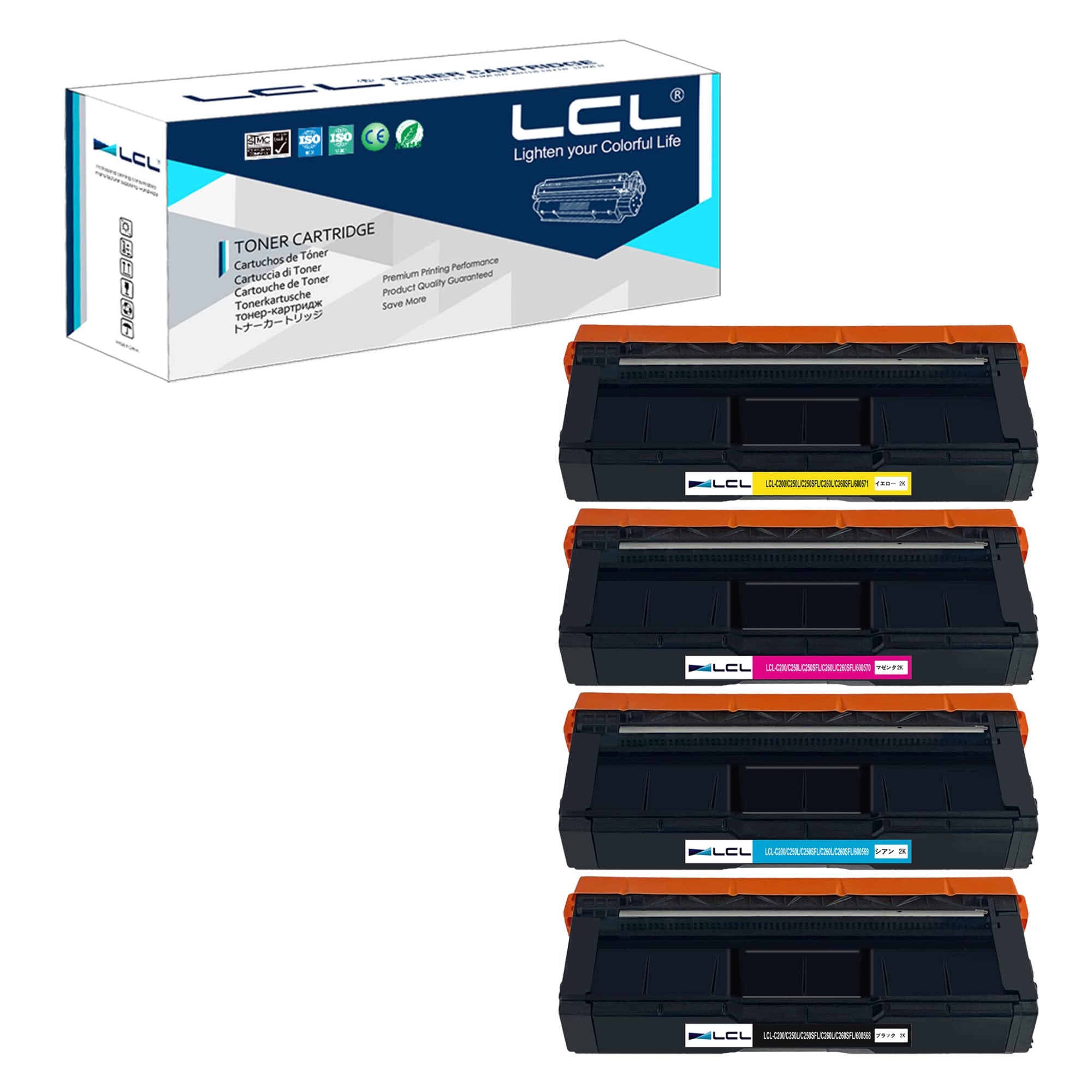 Amazon.co.jp: LCL RICOH用 リコー用 C200 C250L C250SFL C260L