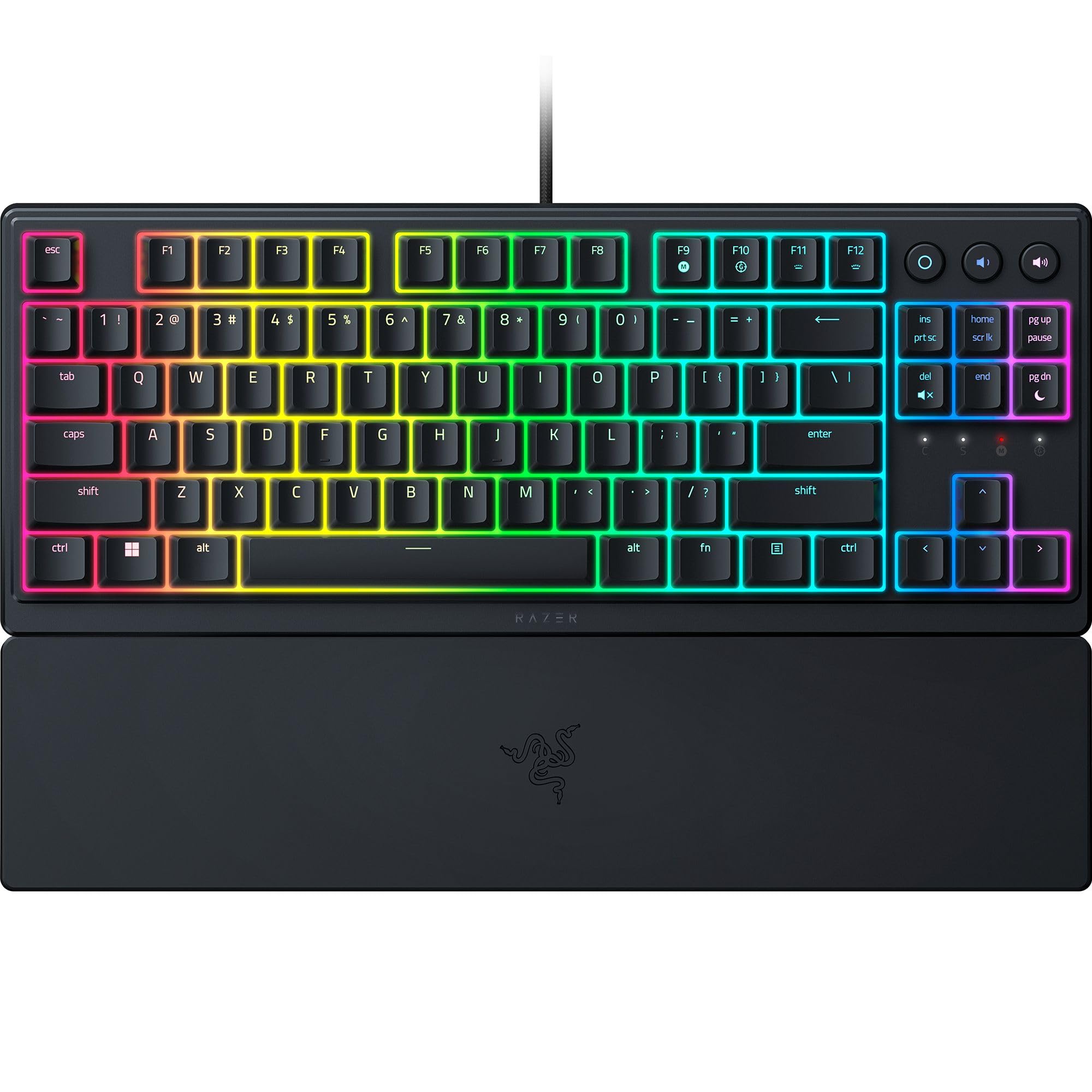 Amazon | Razer Ornata V3 TKL ゲーミングキーボード ロープロファイル
