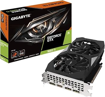 GIGABYTE GeForce GTX 1660 Ti OC 6G 192-bit GDDR6 DisplayPort 1.4