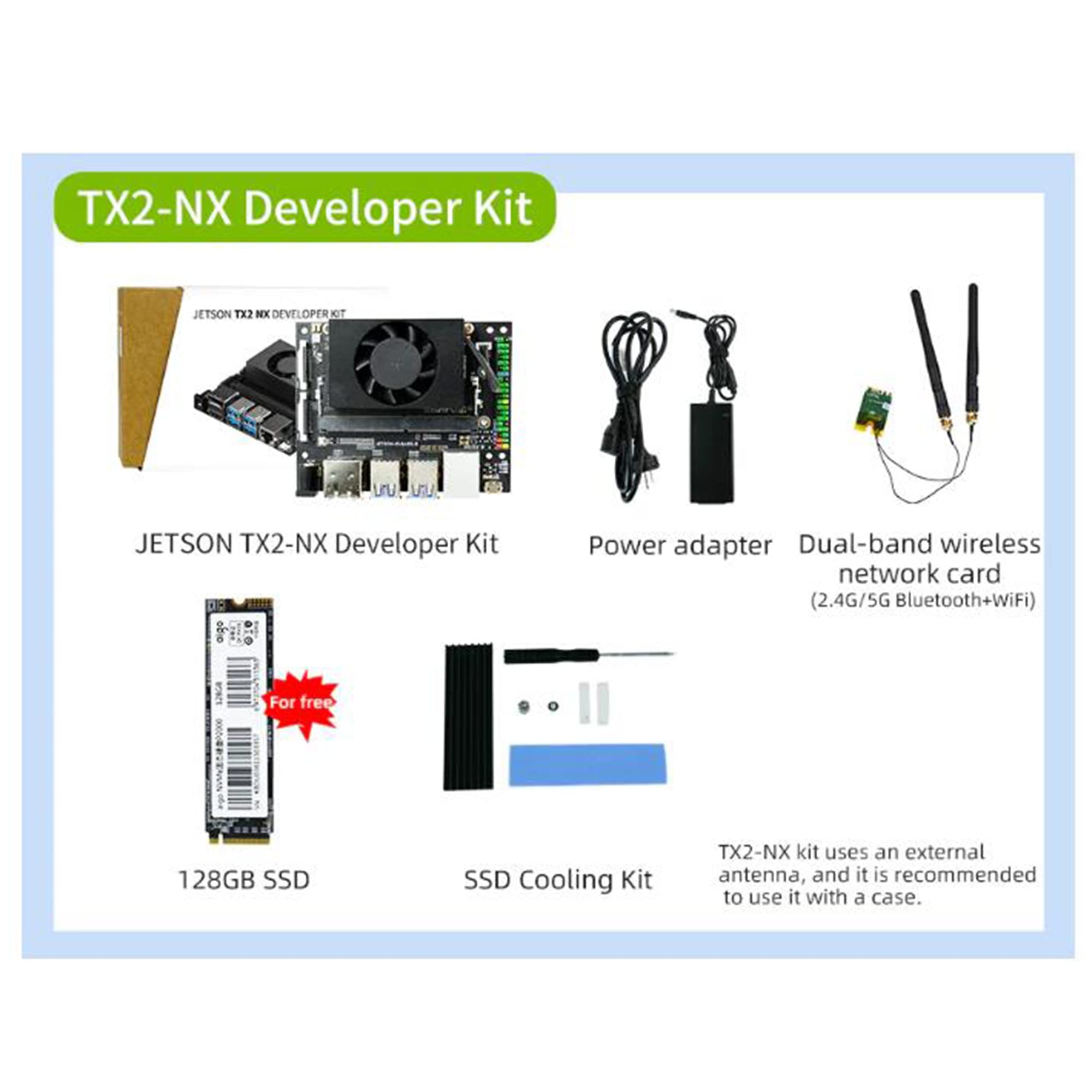 Amazon.co.jp: Jetson TX2 NX 開発者キット 学習プログラミング用公式